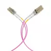 EFB Elektronik IPL-DF-LCULCU-4-0050 glasvezel-patchkabel, 0,5 m, OM4, LC duplex, aqua