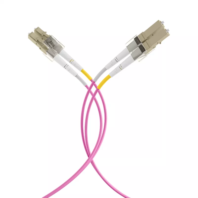 EFB Elektronik IPL-DF-LCULCU-4-0050 glasvezel-patchkabel, 0,5 m, OM4, LC duplex, aqua