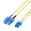 EFB Elektronik IPL-DF-LCUSCU-2-0500 OS2 duplex glasvezel-patchkabel LC/UPC naar SC/UPC 5 m geel
