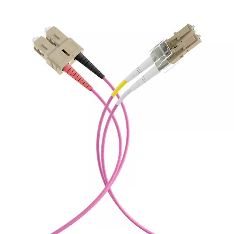EFB Elektronik IPL-DF-LCUSCU-4-0050 duplex glasvezel-patchkabel OM4 LC/SC 0,5 m aqua