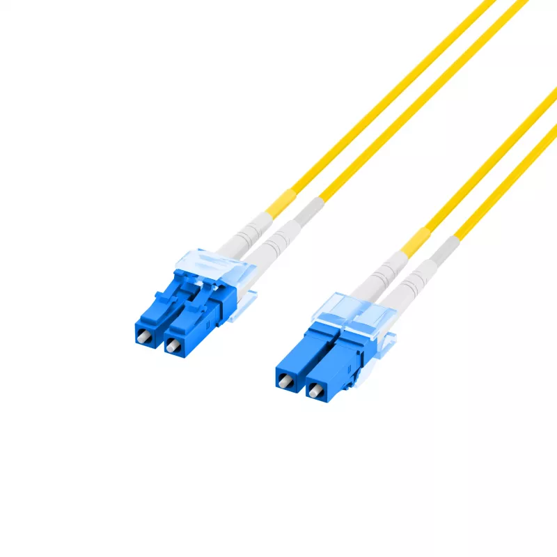 EFB Electronics IPL-DR-LCULCU-2-0500 OS2 singlemode glasvezel-patchkabel, LC/UPC naar LC/UPC, duplex, 5 m, LSZH, geel