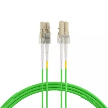EFB Elektronik IPL-DR-LCULCU-5-0500 glasvezel-patchkabel, OM5, LC/UPC naar LC/UPC, 5 m, LSZH, limoengroen