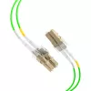 EFB Elektronik IPL-DR-LCULCU-5-1000 duplex patchkabel OM5 LC/UPC naar LC/UPC 10 m LSZH limoengroen