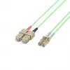 EFB Elektronik IPL-DR-LCUSCU-5-0500 glasvezel-patchkabel, OM5, LC-SC, 5 m, LSZH, limoengroen
