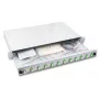 EFB Electronics uitschuifbare splicebox LC 12 pigtails offset 6 koppelingen OM3