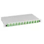 EFB Electronics uitschuifbare splicebox SC 24 pigtails offset 12 koppelingen OM3