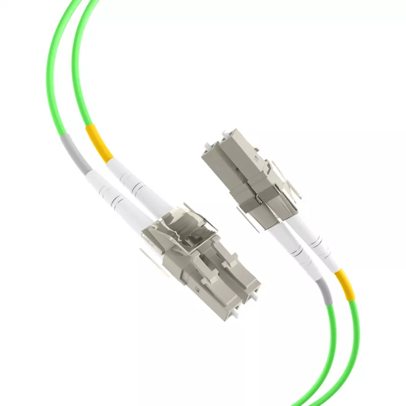 EFB duplex-patchkabel LC-LC OM5 1,5m LSZH 2mm limoengroen