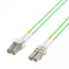 EFB duplex-patchkabel LC-LC OM5 1,5m LSZH 2mm limoengroen