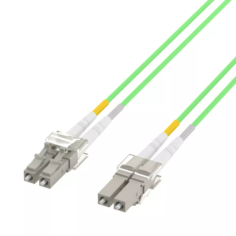 EFB duplex-patchkabel LC-LC OM5 1,5m LSZH 2mm limoengroen