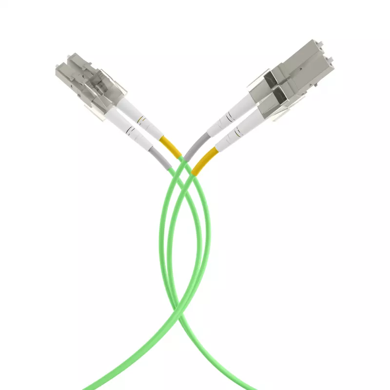 EFB duplex-patchkabel LC-LC OM5 1,5m LSZH 2mm limoengroen
