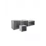 EFB voordeur voor wandbehuizing BASIC, 6U, glas, met scharnieren en slot