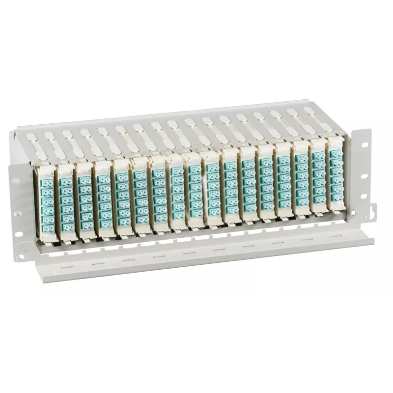EFB Elektronik FTTH 19 inch 3U drager voor 17x module-inzetstukken FTTH-MODUL-X incl. kabelmanagement