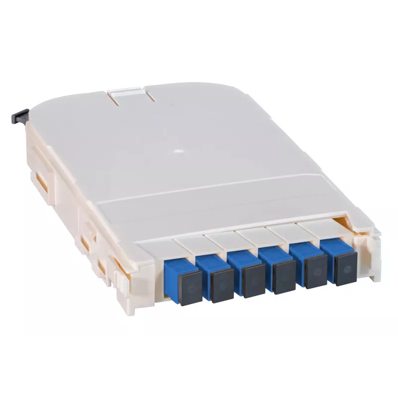 EFB Elektronik FTTH module-inzetstuk voor FTTH-BGT, 6-poorts SC met OM3 keramische koppelingen