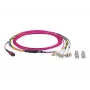 EFB-Elektronik MTP-F/LC 8-vezel matrix-patchkabel OM4, LSZH, erikaviolet, 10m