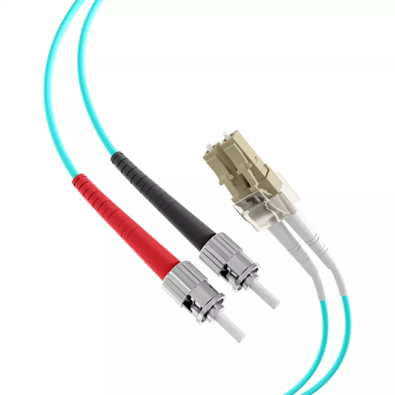EFB Elektronik O0313.35 glasvezel-patchkabel, OM3, 35 m, LC-ST, duplex, LSZH, aqua