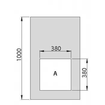 EFB PRO-MOD05A.GR rack kabeldoorvoerelement 1U borstelstrip zwart
