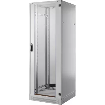 EFB Elektronik PRO 42HE netwerkkast set 800x800mm RAL7035 met 2-ventilatorunit, netsnoer, sokkel