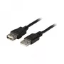 EFB Elektronik USB 2.0 verlengkabel A-A stekker naar bus 1,8m zwart Classic
