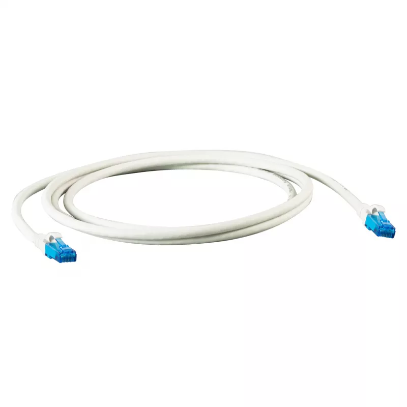 EFB Elektronik IPK-6A-U-HFR-WS-1000 Cat6a U/UTP patchkabel 10 m wit