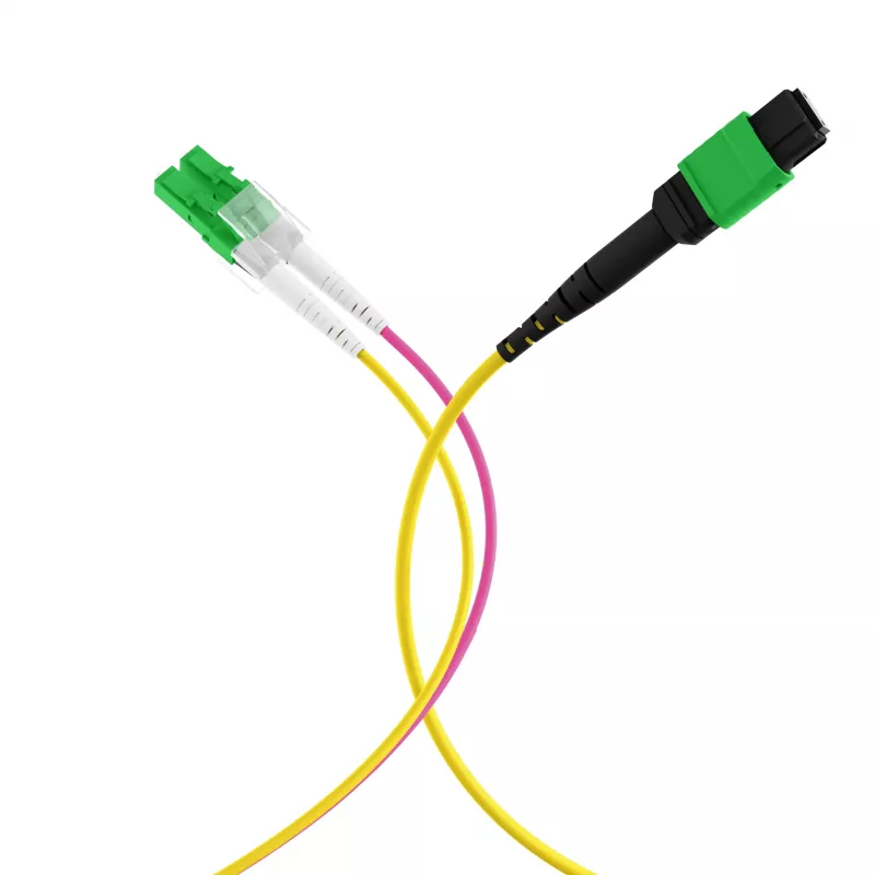 EFB Elektronik MTPF12LCAPC-1 - 1 m - OS2 - MTP - 12x LC glasvezel breakout-kabel