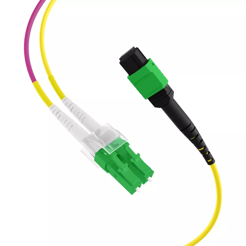 EFB Elektronik MTPF12LCAPC-2 - 2 m - OS2 - MTP - 12x LC glasvezel breakout-kabel