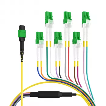 EFB Elektronik MTPF12LCAPC-5 - 5 m - OS2 - MTP - 12x LC glasvezel breakout-kabel