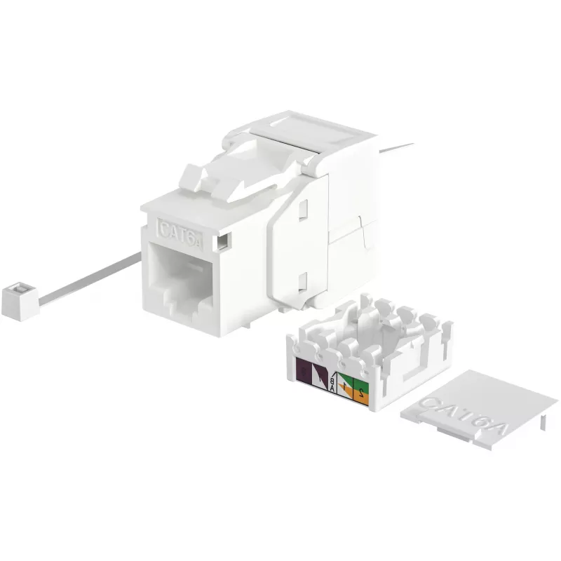 EFB Elektronik RJ45 keystone UTP Cat.6A 500MHz component gecertificeerd - netwerk - video/analoog