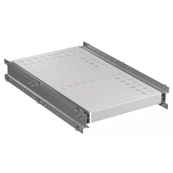 EFB Elektronik heavy-duty uitschuifbare legplank 6 x zijmontage 140 kg RAL7035