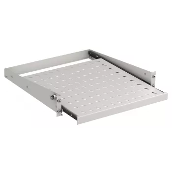 EFB Elektronik 19 inch 2U uittrekbare legplank D 555mm frontmontage 20 kg