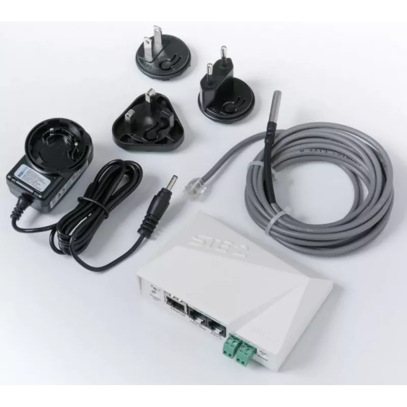 EFB Elektronik IP-thermometer met e-mail, LAN, WiFi, PoE, SNMP