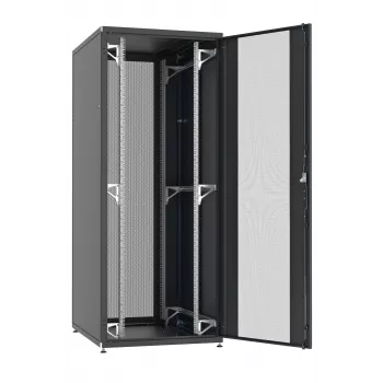 EFB Elektronik PRO 42HE serverrack 800x1000 mm lichtgrijs RAL7035 geperforeerde dubbele deur voor/achter
