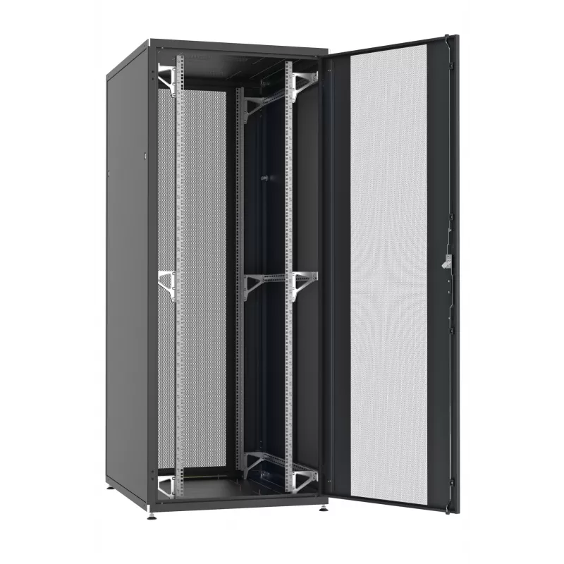 EFB Elektronik PRO 42HE serverrack 800x1000 mm lichtgrijs RAL7035 geperforeerde dubbele deur voor/achter