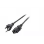 EFB EK490.1,8V2 netsnoer, Japan type B naar IEC C13, 1,8 m, zwart