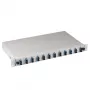 EFB Electronics lasbox SC 9/125 OS2 uitschuifbaar 12 pigtails 6 koppelingen