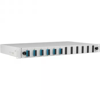 EFB Electronics lasbox SC 9/125 OS2 uitschuifbaar 12 pigtails offset 6
