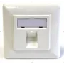 EFB Elektronik 1-poorts framset voor keystone-modules, DIN 49075, zuiver wit (RAL 9010)