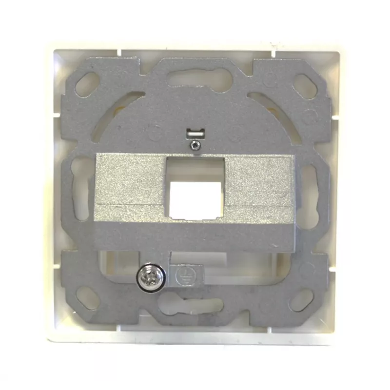 EFB Elektronik 1-poorts framset voor keystone-modules, DIN 49075, zuiver wit (RAL 9010)