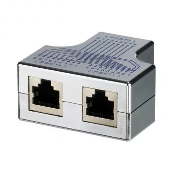 EFB Elektronik T-modular adapter RJ45 bus/2x bus 1:1 afgeschermd