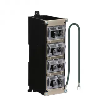 EFB Elektronik Keystone-verdeelbehuizing 8-poorts voor DIN-rail en wandmontage, kunststof, lichtgrijs