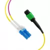 EFB ELEKTRONIK MPO-PLUS/APC(F)-LC trunkkabel OS2 8 vezels Type B LSZH geel 3m