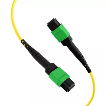 EFB ELEKTRONIK MPO-PLUS/APC(F)-MPO-PLUS/APC(F) patchkabel OS2 8 vezels Type B LSZH geel 10m