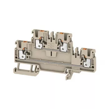 Weidmüller doorvoerklem A2T 2.5, 2,5 mm², beige, PUSH IN