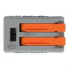 WAGO 222-412 2-aderige verbindingsklem, grijs/transparant, 32A, 400V
