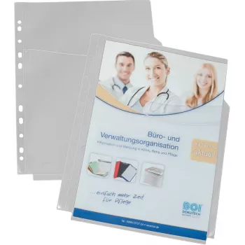 Eichner 10 documenthoezen A4 transparant glad