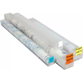 Eichner planhuls 4,5 cm transparant - documentenopbergbuis