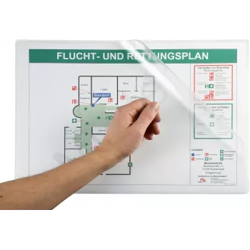 Eichner magnetische documenthoes A4 140 mic transparant 5 stuks