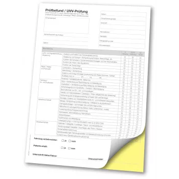 Eichner keuringsrapport formulierboek, 1 blok