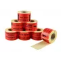 Eichner 250 waarschuwingsstickers rood “Niet belasten!” 100 x 50 mm