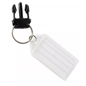 Eichner sleutelring met clip zwart