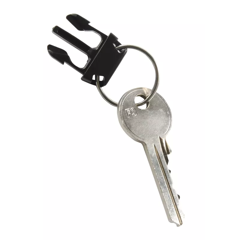 Eichner sleutelring met clip zwart